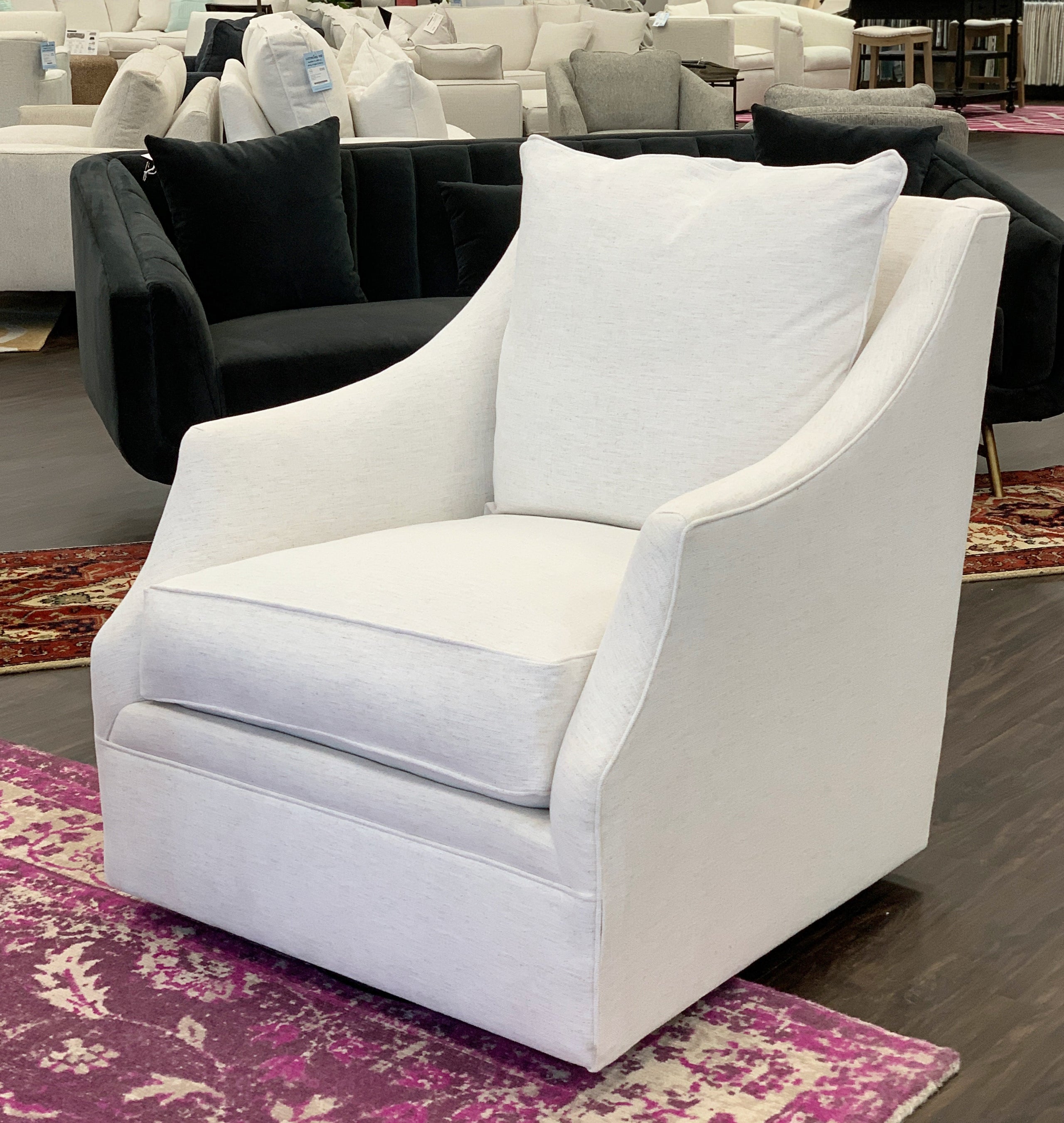 Kara swivel chair 2025 rowe